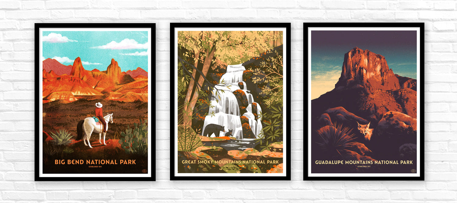 fifty-nine parks print series